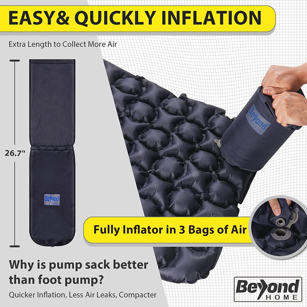 Navy Blue One Person Camping Mattress Z191609