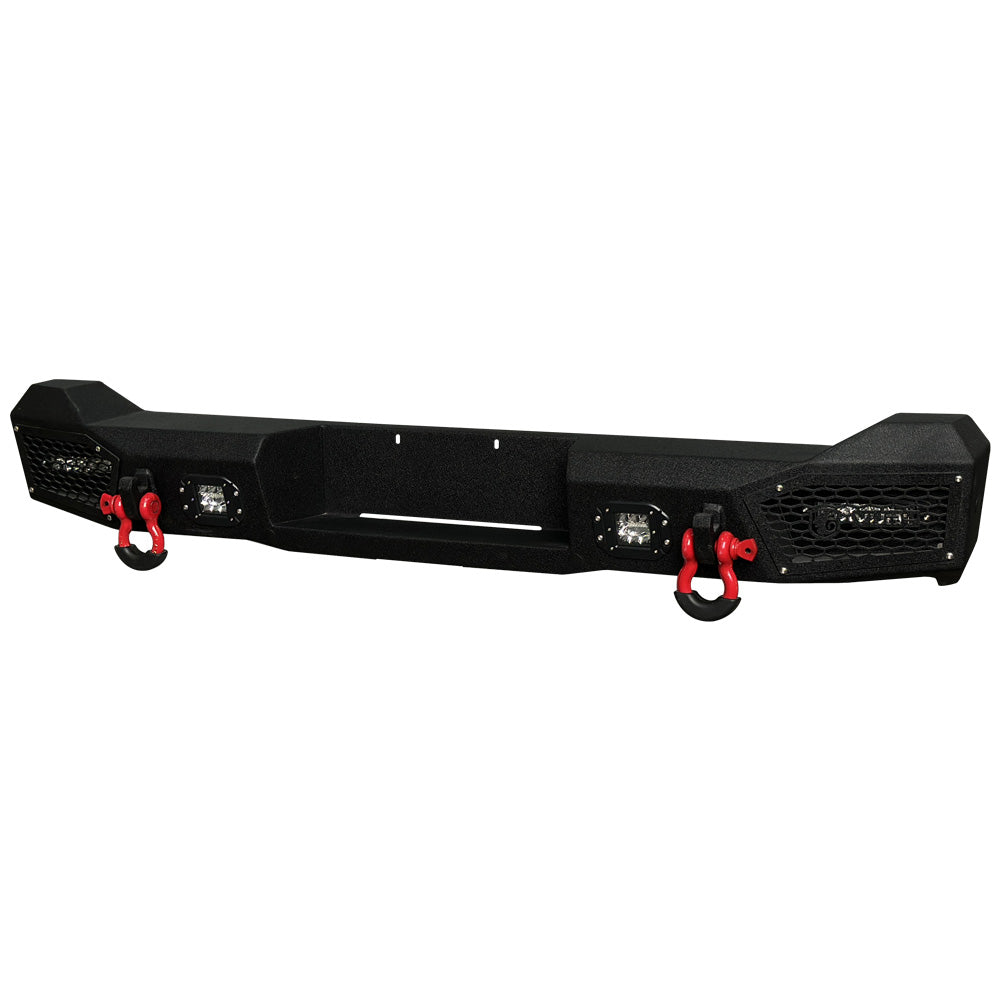 Front Rear Bumpers for 1998-2003 Dodge Durango with Winch Seat (Steel) U75950