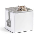 Square Top Entry Cat Litter Box with Scoop T575030