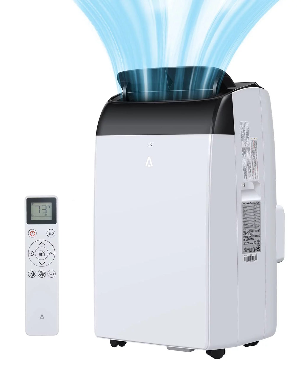 14000 BTU Portable Air Conditioner with Remote Control T401
