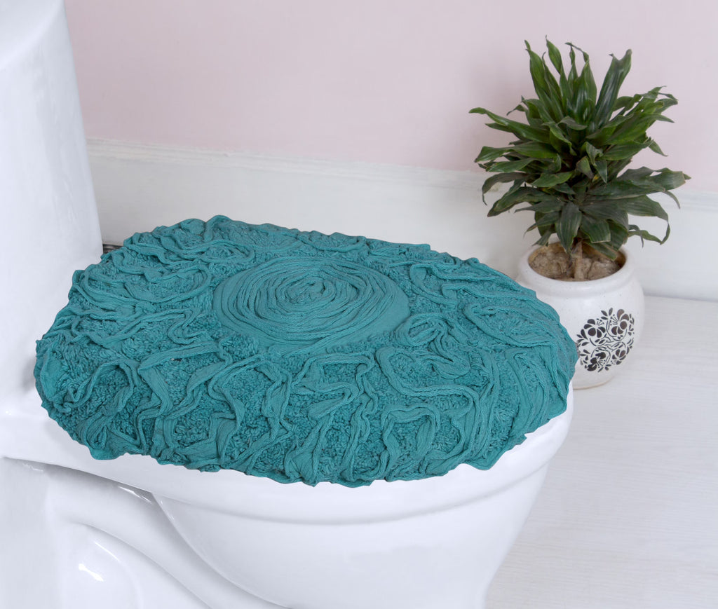 Blue Cotton Toilet Seat Lid Cover L712291