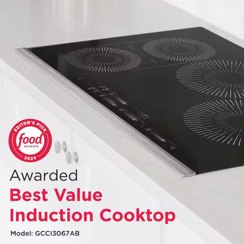 30 in. Black Induction Cooktop with 4 Elements V420478