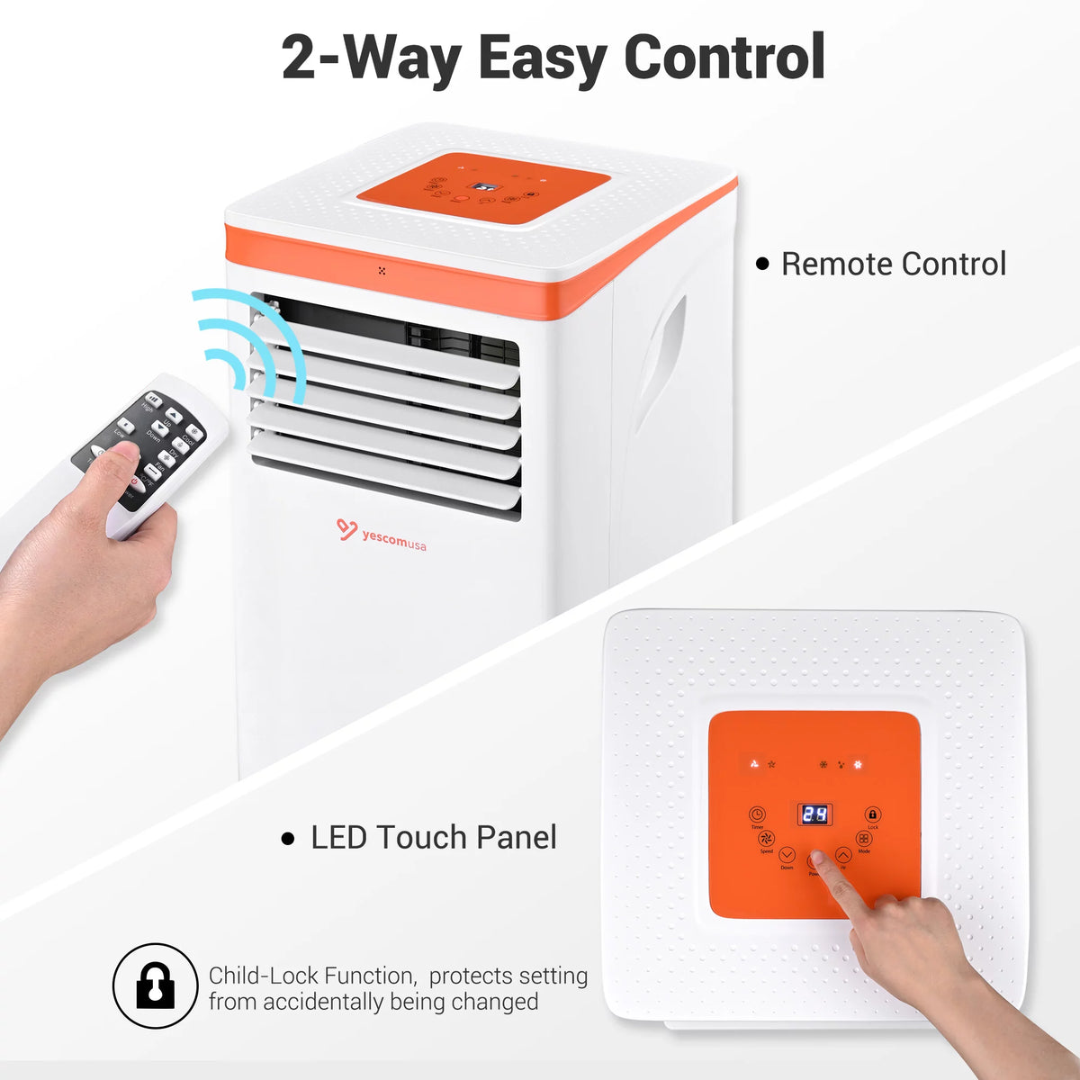 10,000 BTU 4-in-1 Portable Air Conditioner Dehumidifier E996952
