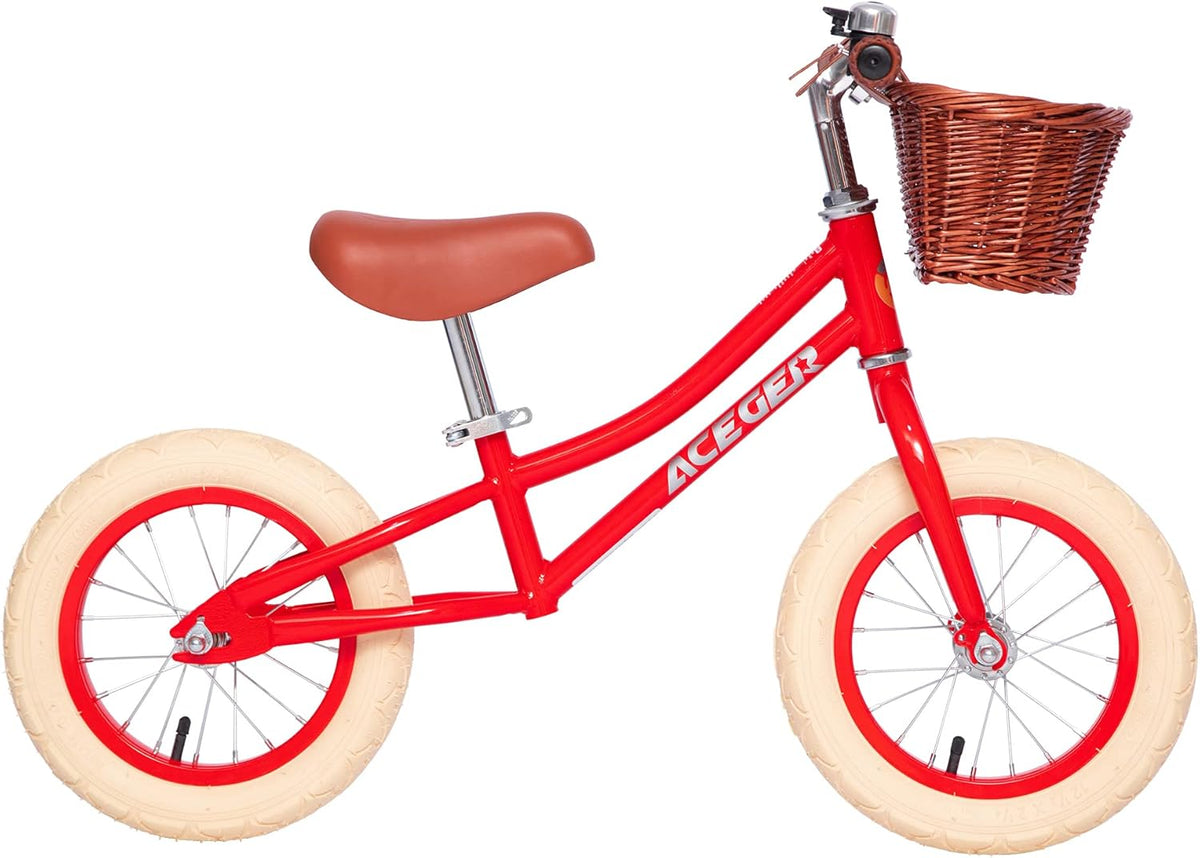 Balance Bike for Kids with Basket (Purple) H89258