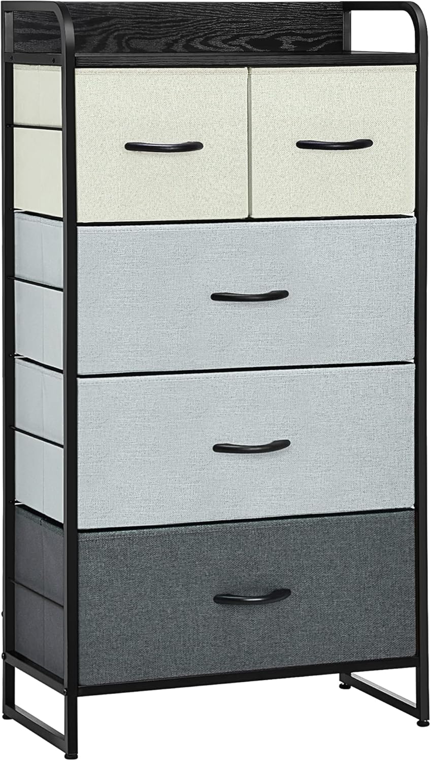 5 Drawer Fabric Dresser W42117