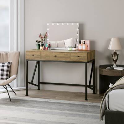 Reversible Desk Rustic Brown J42363