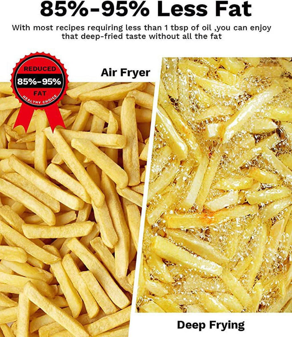 5.8 Quart 1700-Watt Electric Air Fryer with Nonstick Basket F26236