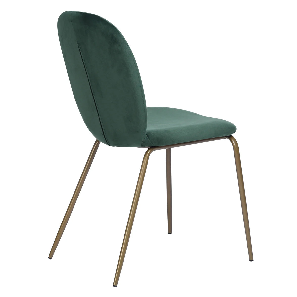 Green Velvet Upholstered Dining Chairs Set of 2 I303