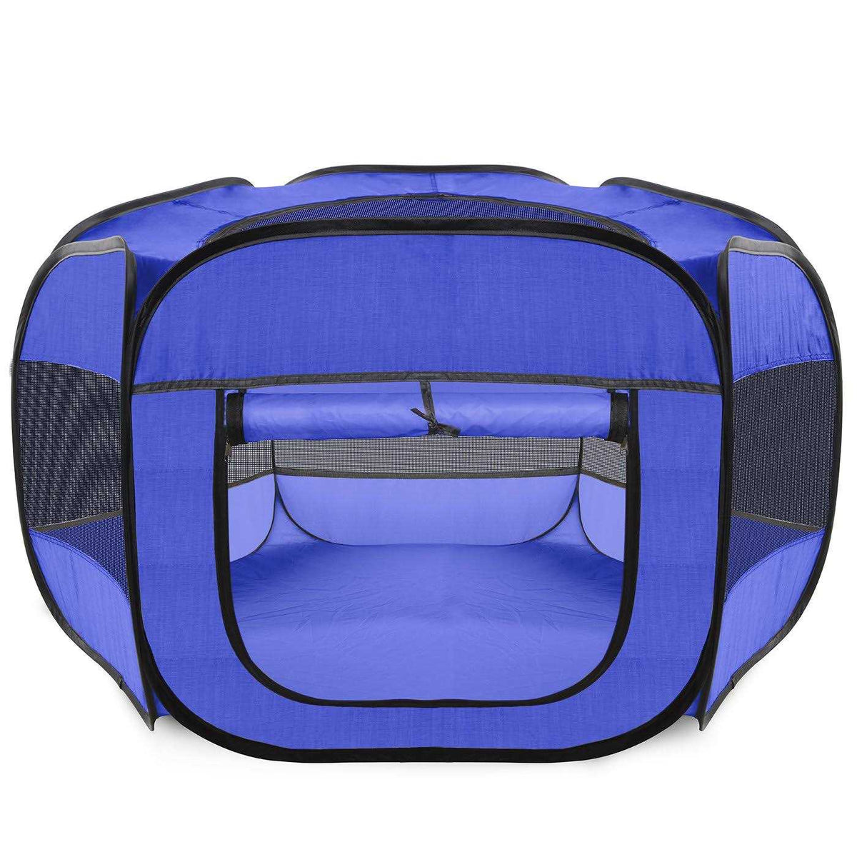 Portable Pet Playpen Dark Blue S6946