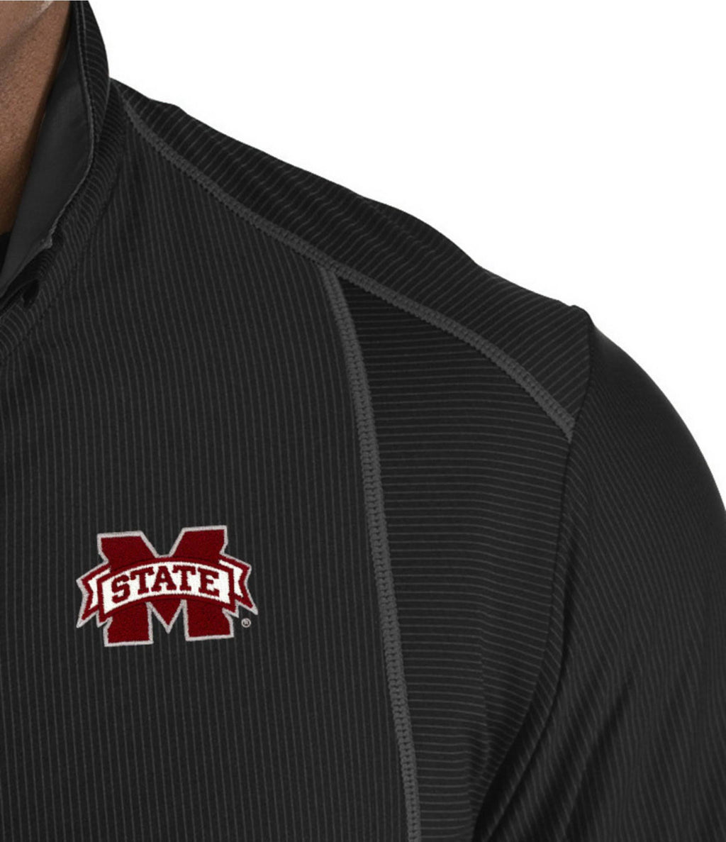 Michigan State Black Half-Zip Pullover N544