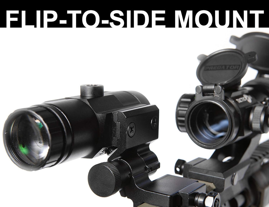 3X Red Dot Magnifier with Flip to Side Mount P7261