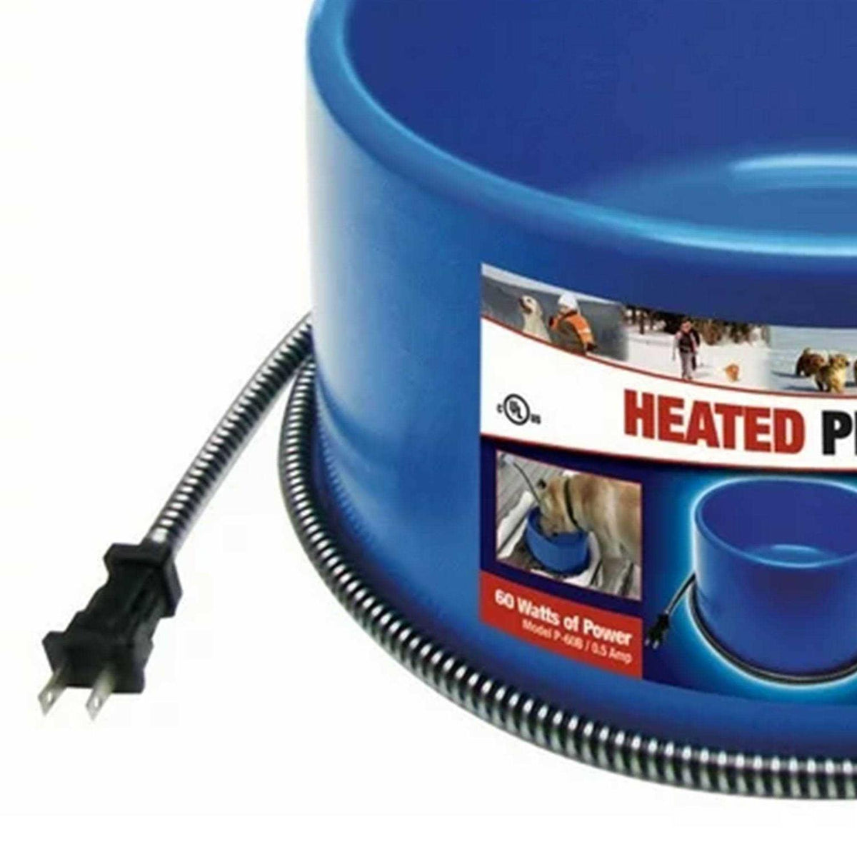 6 Qt. Round Heated Plastic Pet Bowl X5284