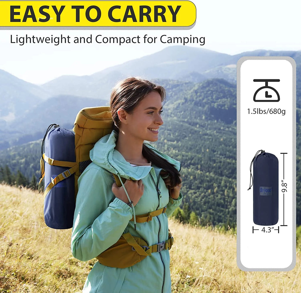 Navy Blue One Person Camping Mattress Z191609