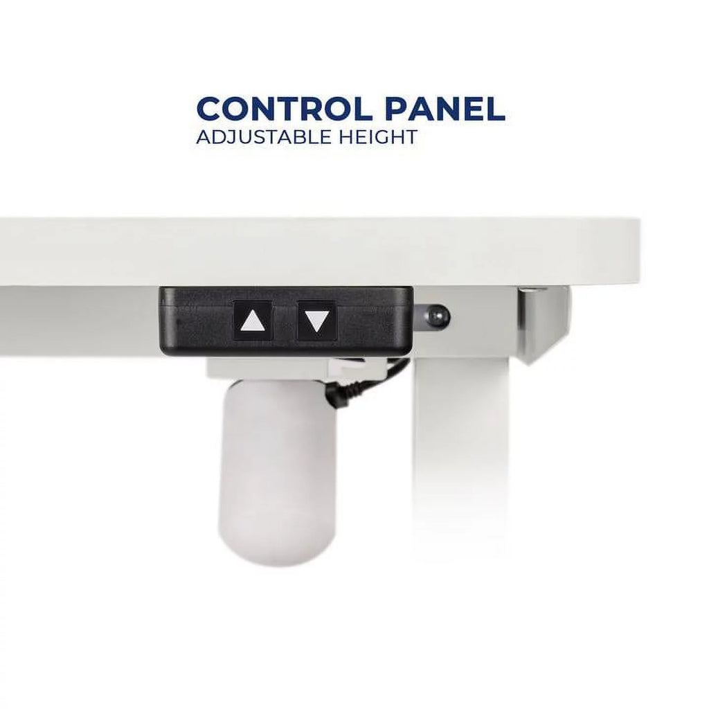Electric Height Adjustable Desk 24*48 inch White R787032