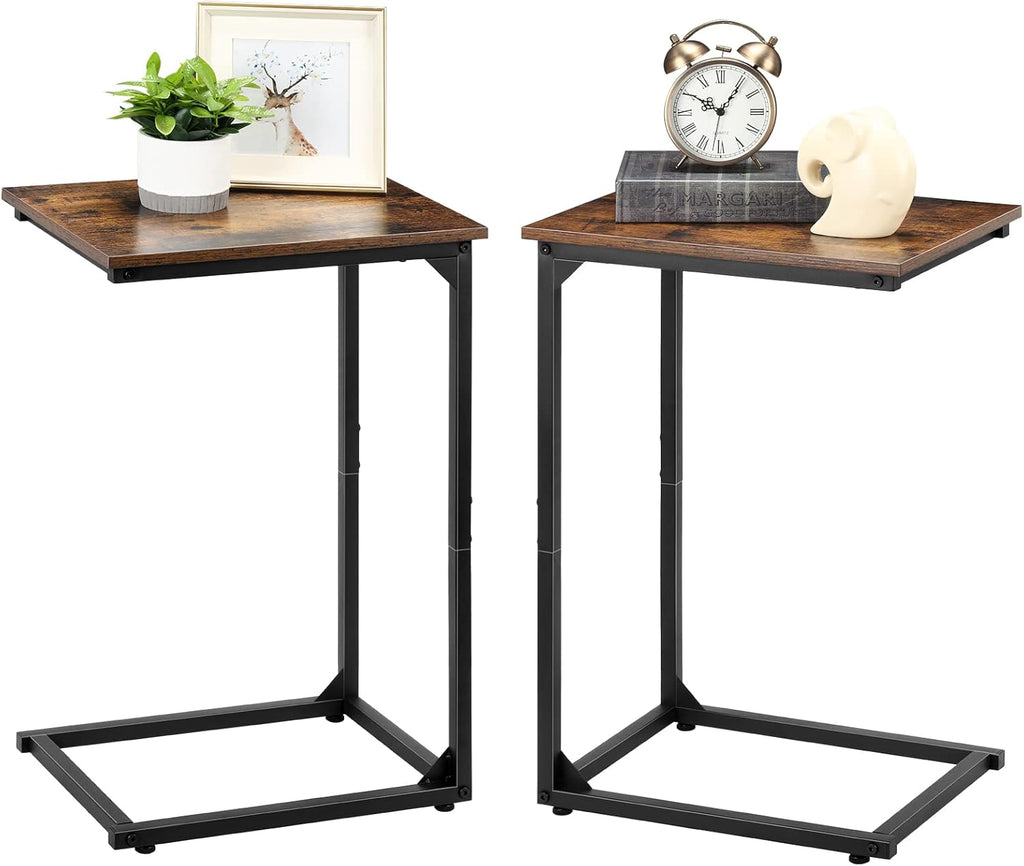 C Shaped Side Table Set of 2 T241010