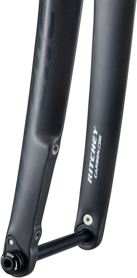Carbon Cross Disc Fork Tapered 45mm Rake 12mm Thru Axle Flat Mount T7447