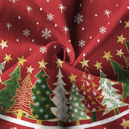 Red 36 Inches Christmas Tree Skirt U864032