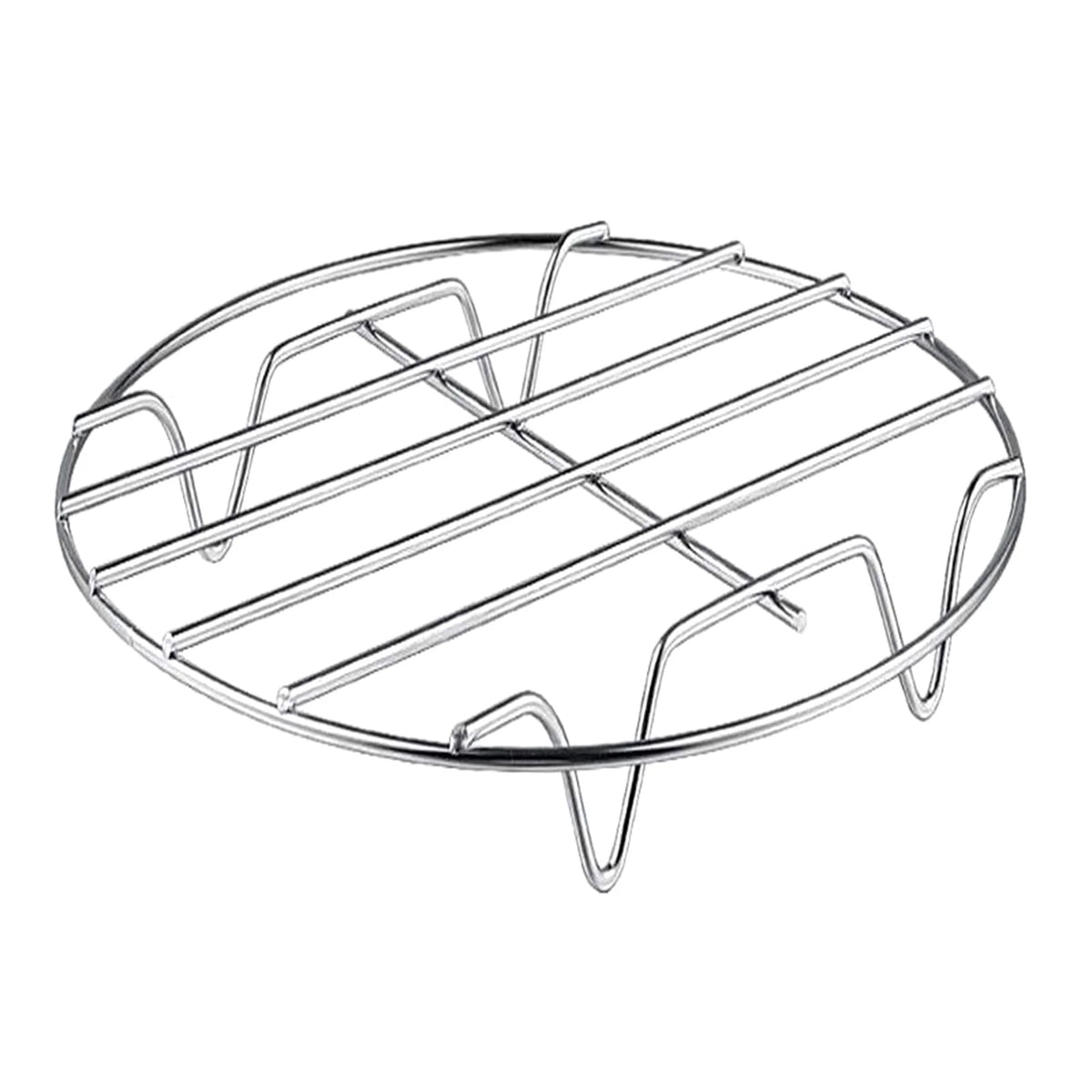 10Pcs Air Fryer Accessory Kit Baking Pan Rack Pizza Tray Metal Holder Cupcake Mould Set F98833