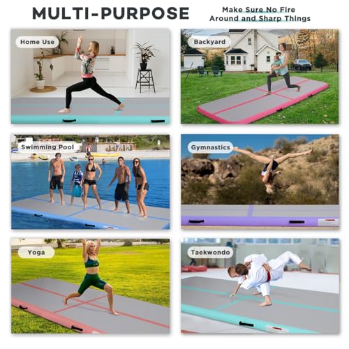 Inflatable Air Gymnastics Tumbling Mat with Electric Air Pump P335156