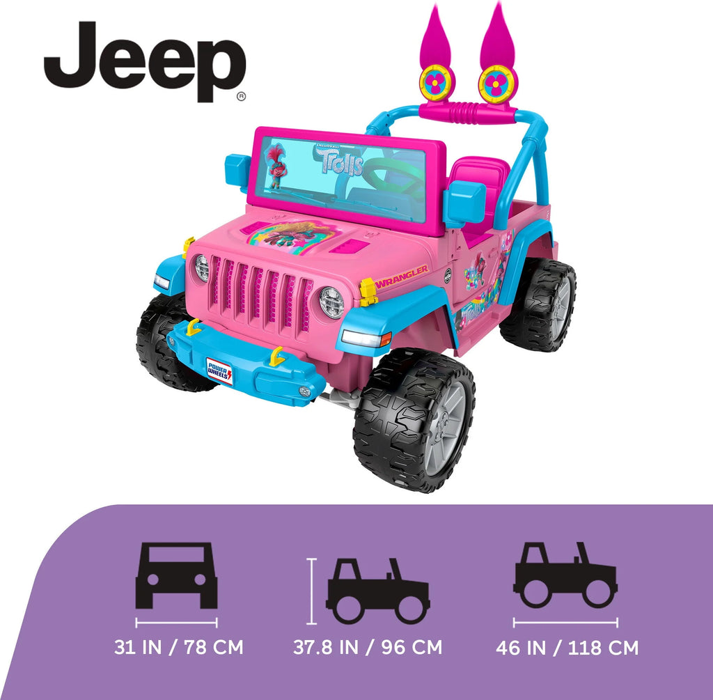 Jeep Wrangler Ride-On Toy Vehicle With Sounds P2449