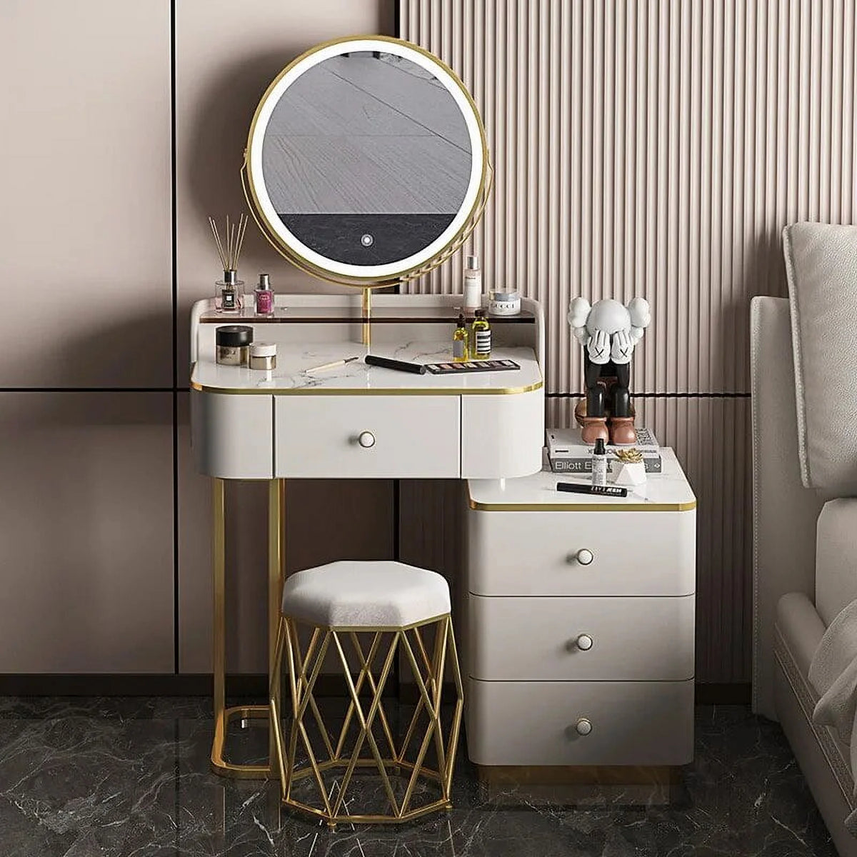 Multifunctional Storage Cabinet Dressing Table Dresser D963