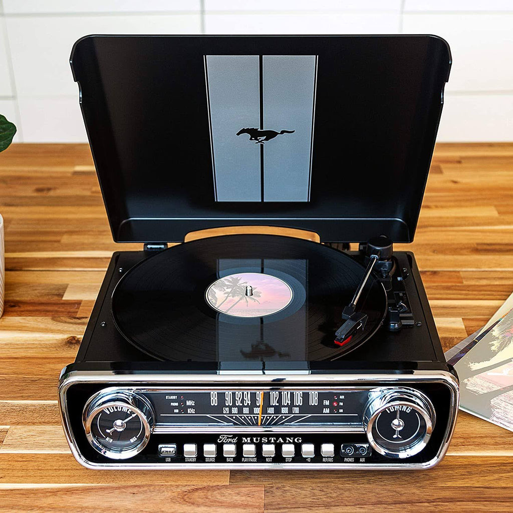 Black 4-in-1 Classic Music Center L92674
