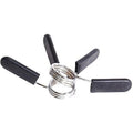 2 In. Chrome Spring Clip Collar, Pair W61338