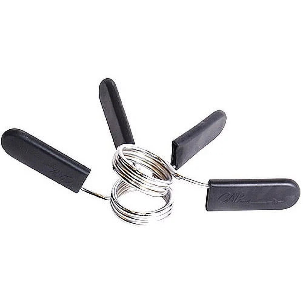 2 In. Chrome Spring Clip Collar, Pair W61338