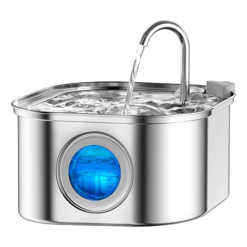 Automatic Stainless Steel Pet Water Fountain 3.2L I691