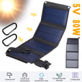 100W 10V Portable Folding Solar Panel Kit Y671
