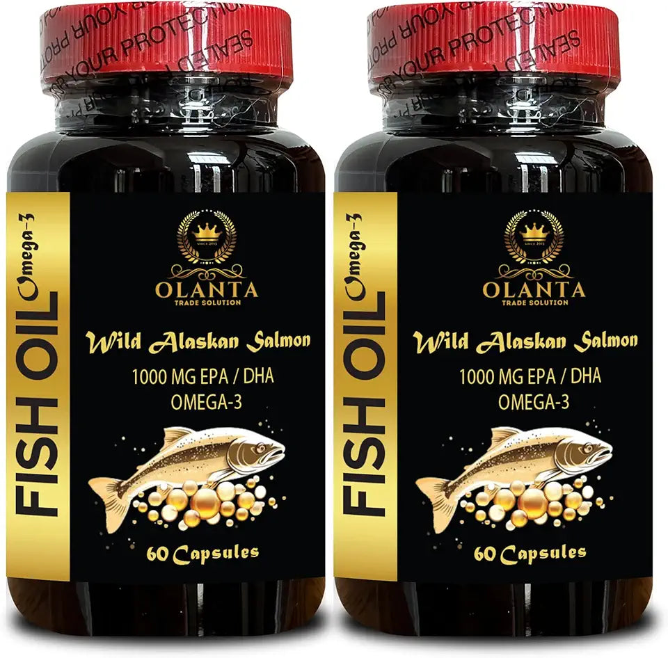 Wild Alaskan Salmon Oil Omega-3 Fish Oil 120 Capsules N867