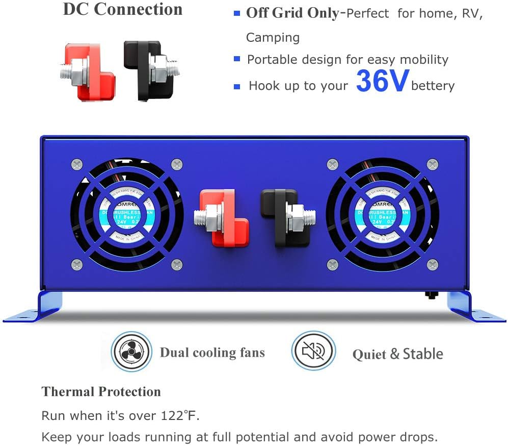 36 Volt 3500W Pure Sine Wave Inverter Q19229