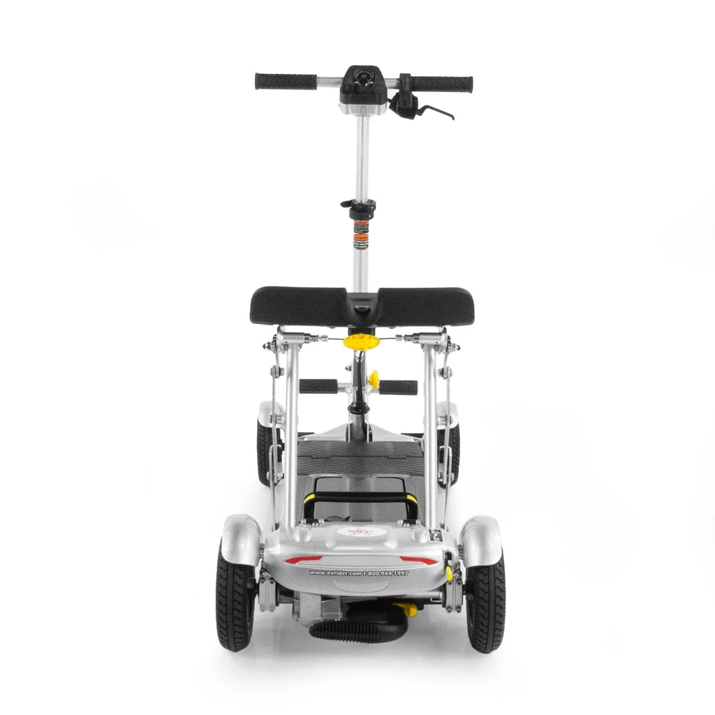 Silver 4 Wheels Collapsible Mobility Scooter T8904