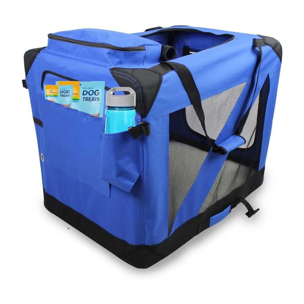 3-Door Collapsible Soft-Sided Dog Crate V384531