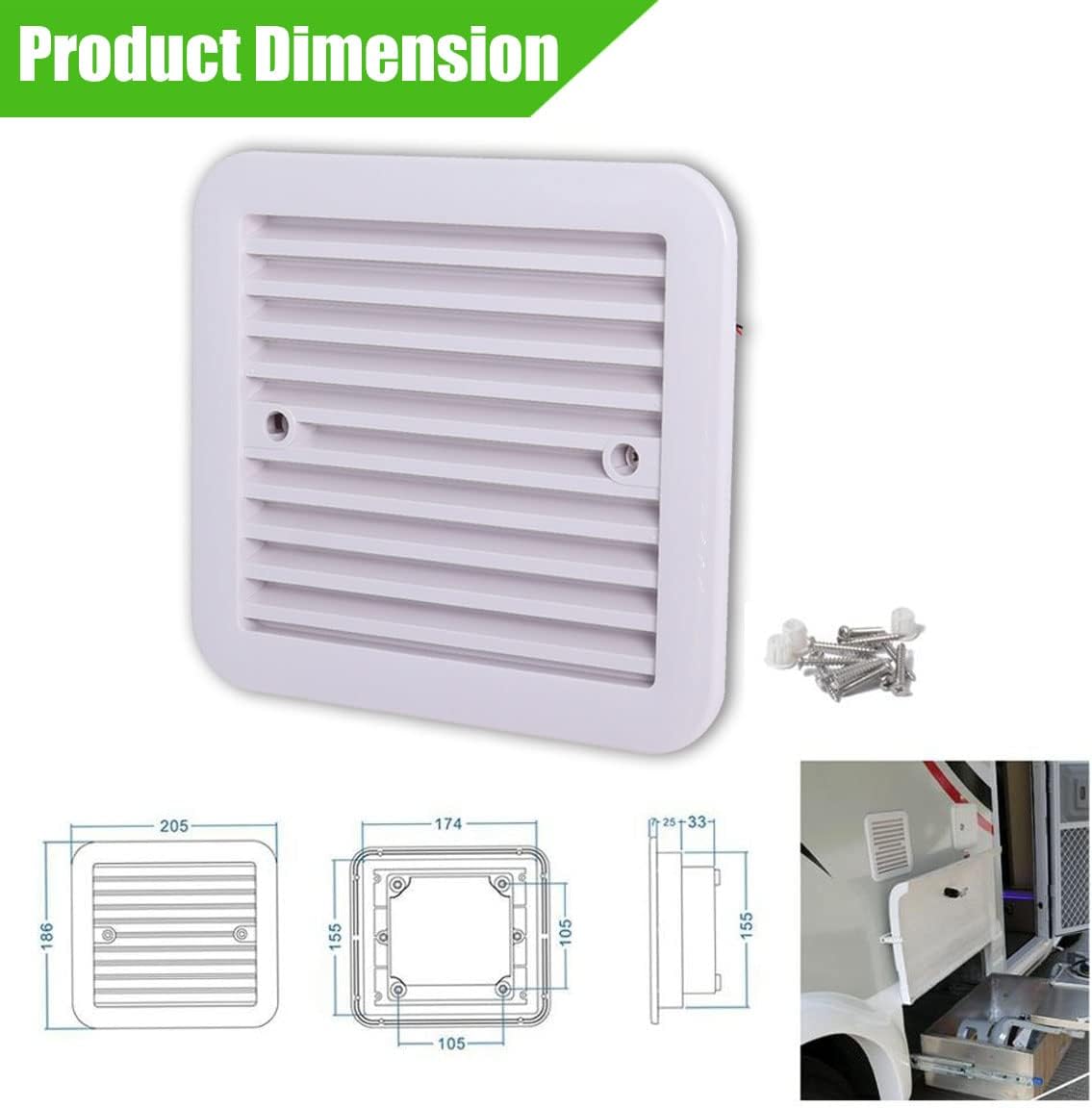 12V RV Vent Fan T214800