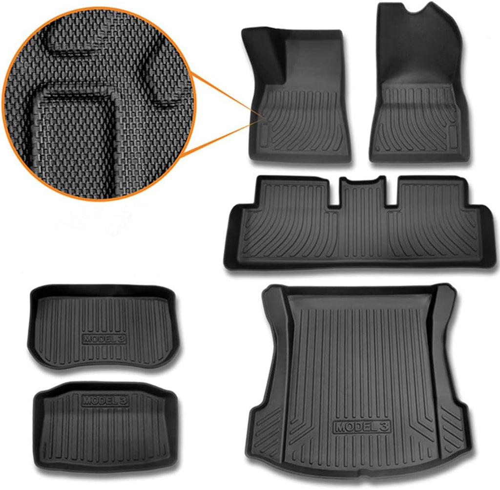 All-Weather Floor Mats Cargo Liner Trunk Mats C716