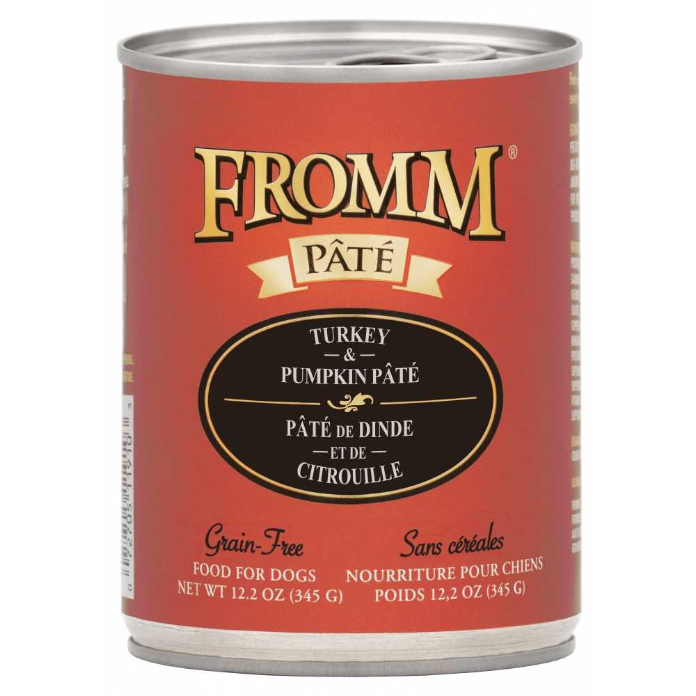 Turkey & Pumpkin Pate Grain Free Canned Dog Food, 12.2 oz, case of 12 G34723