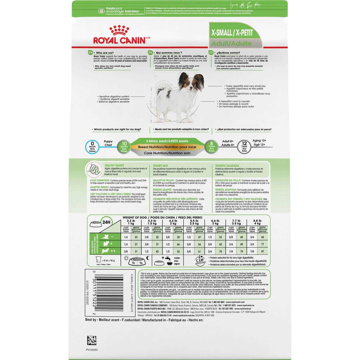 X-Small Adult Dry Dog Food F989