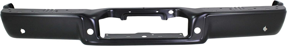 Step Bumper Powdercoated Black Steel with Rear Object Sensor Holes M399264