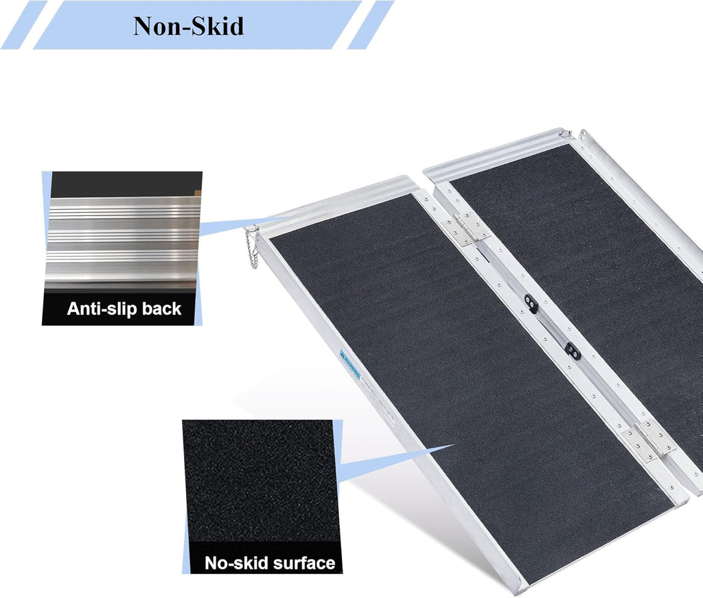 6FT Aluminum Wheelchair Ramp E505