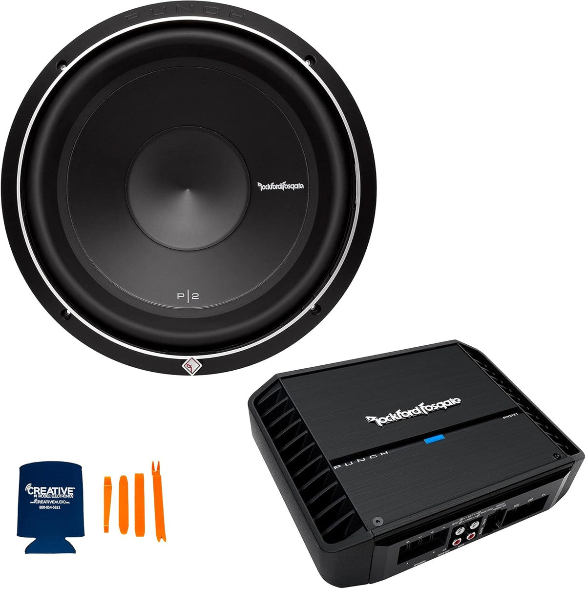 12" Subwoofer and Mono Amplifier S801403