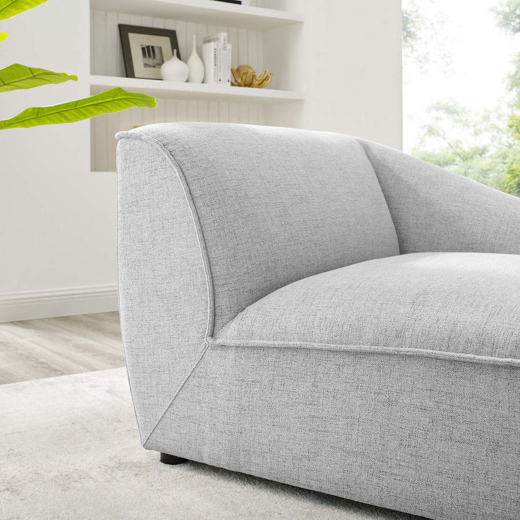 Light Gray Sectional Sofa Chair V9175