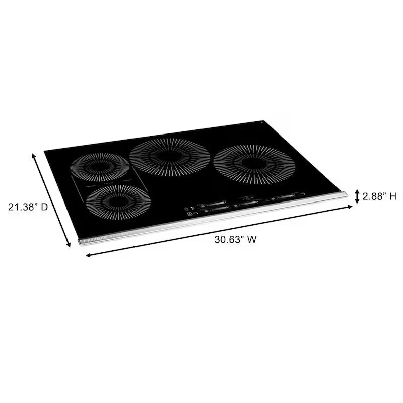 30 in. Black Induction Cooktop with 4 Elements V420478