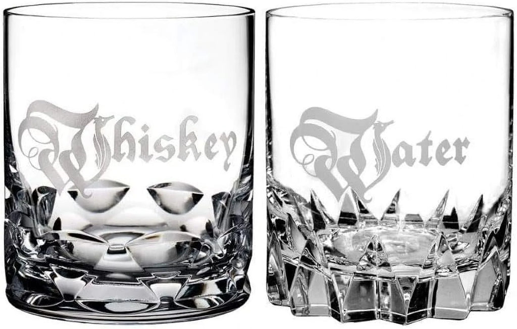 Whiskey & Water Glasses Set Of 2 L95680