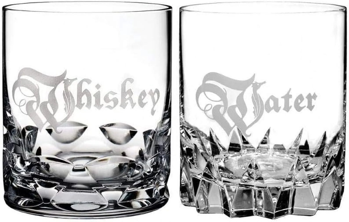 Whiskey & Water Glasses Set Of 2 L95680