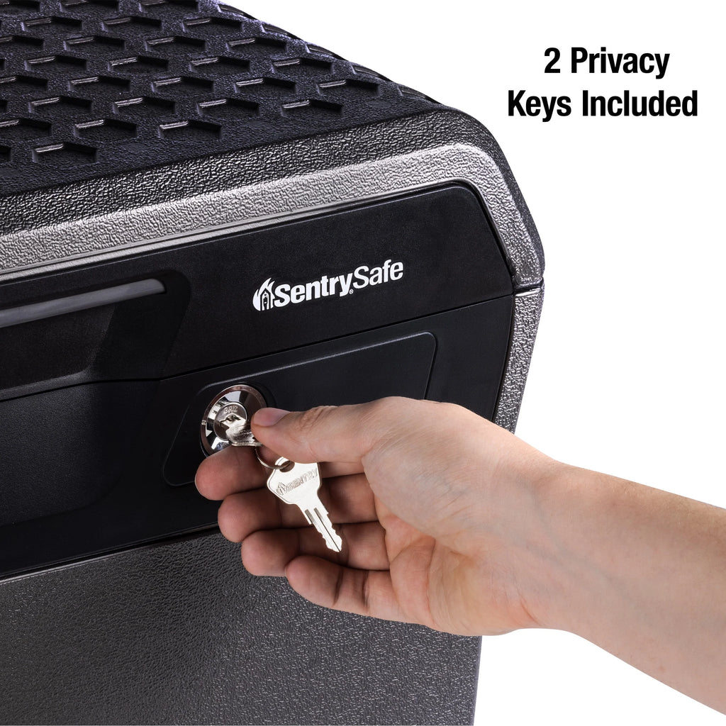 Fire-Resistant Water-Resistant File Safe Box with Key Lock 0.66 Cu. ft. X679890