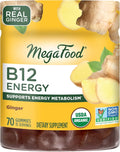 B12 Energy Gummies Ginger 70 Gummies Pack of 2 O498249