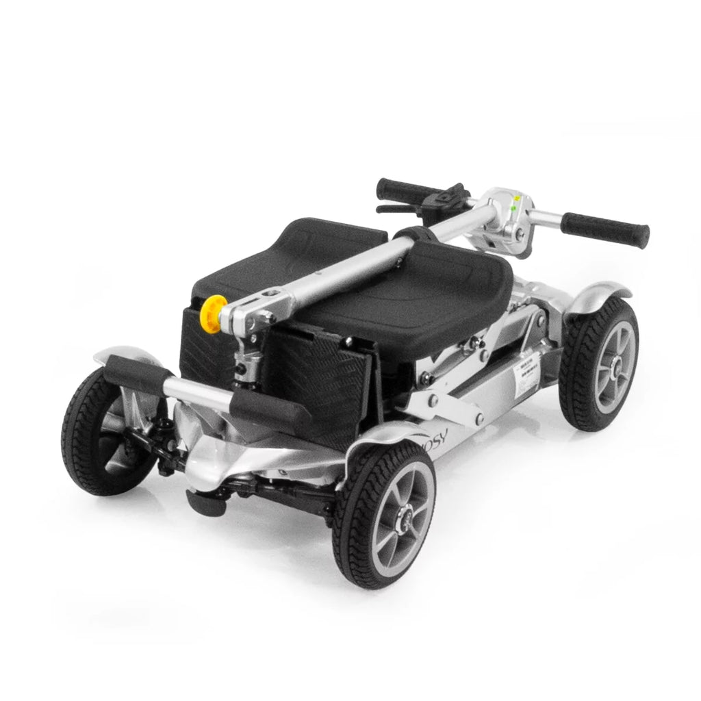 Silver 4 Wheels Collapsible Mobility Scooter T8904