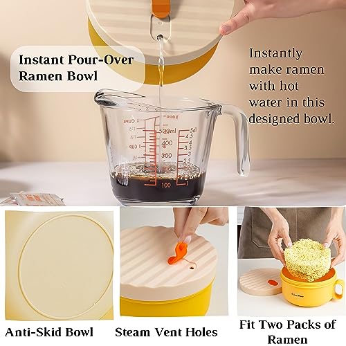 40 oz Microwave Ramen Bowl with Lid U334089