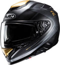 Motorcycle Helmet Gray/Gold MD T59296